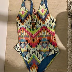 BECCA One Piece Swimsuit Multicolor Small